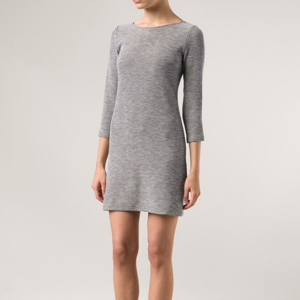 THEORY Plentiful Mimi H Dress Navy White Dress XSP NWT